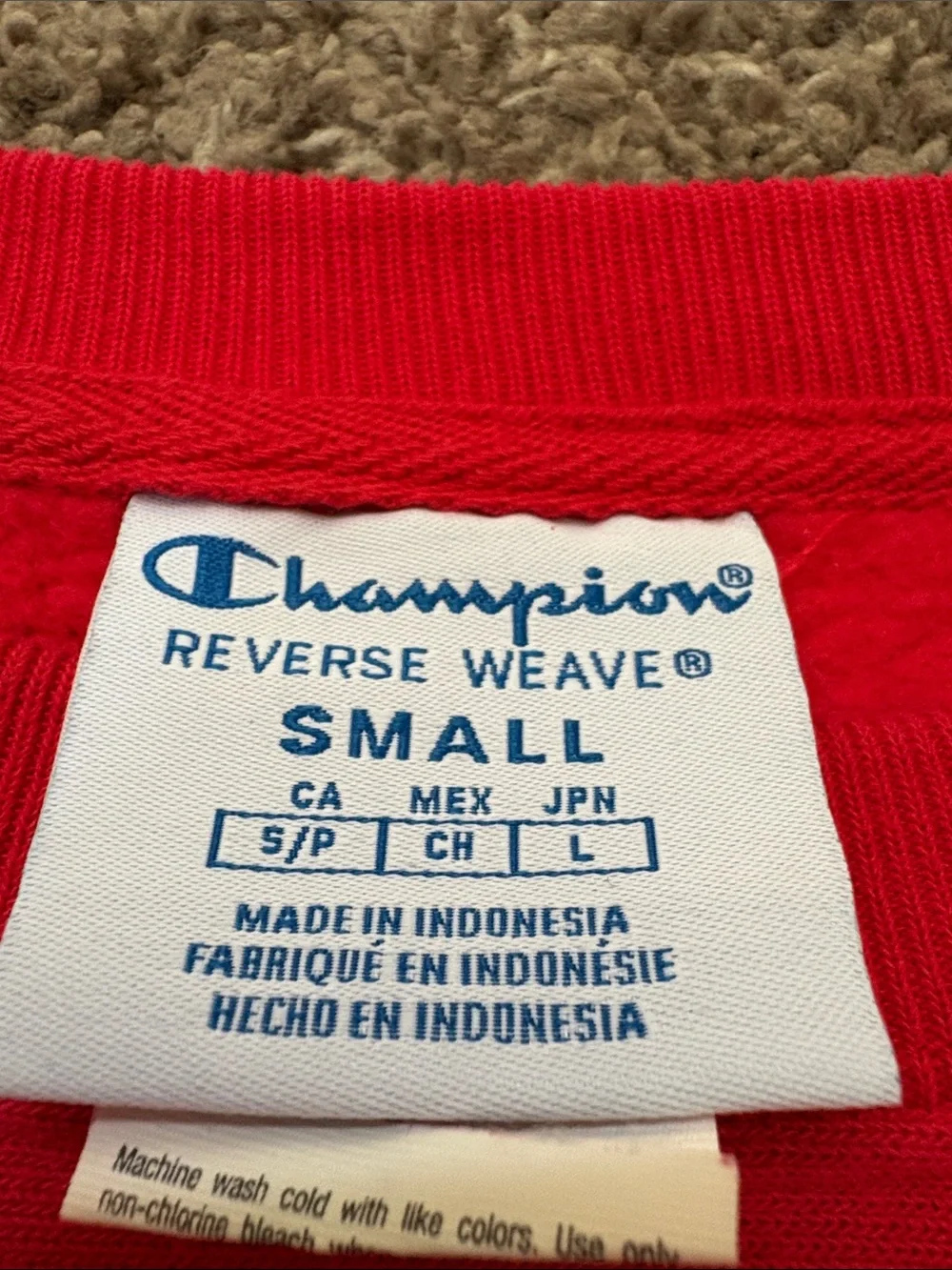 Champion bold red